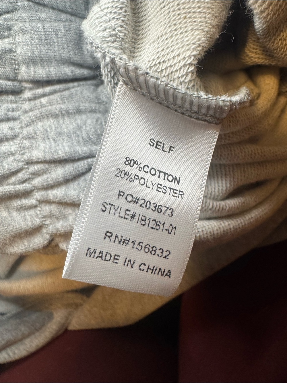 Bibi Gray Hooded Zip Romper with Drawstring Waist NWT - Picture 6 of 6